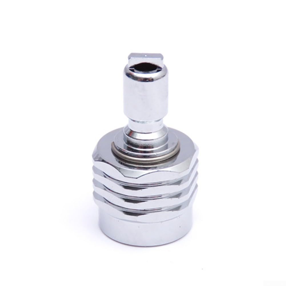 Dive Regulator Adaptor Connection Quick Release AD-331 Brass Threaded Connector for Scuba Gear LP Port 16-9-18 Female to for bcd Male Silver Lightweight