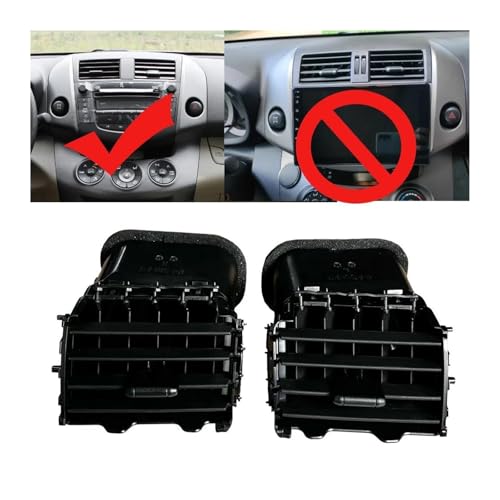 Panel de ventilación central para Toyota RAV4 2006-2012 gris 2