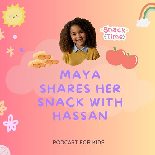 Maya Shares Her Snack with Hassan | Kindness, Empathy & Everyday English
