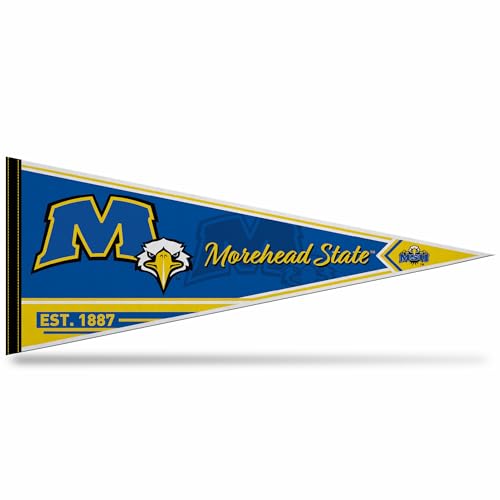 Rico Industries NCAA Morehead State Eagles Classic 12" x 30" Felt Wall Décor Pennant - Great for Home/Bed Room/Man Cave Décor