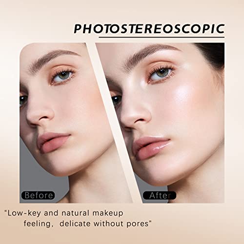 Hosaily Dual-Ended Highlighter Contour Stick 2 In 1 Cream Contour & Highlighter Bronzer Stick Waterproof And Long Lasting Contour Wand Non-Greasy Face Contouring Pen For All Skin Tone(02#) #TOP3