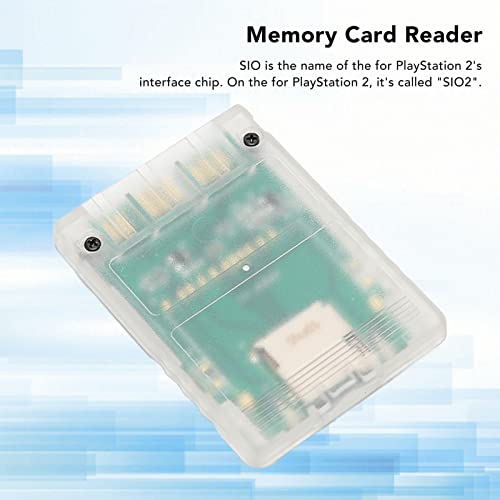 Bewinner PS2 MX4SIO SIO2SD Card Reader Adapter, Hand Made Stable Replacement MX4SIO TF Card Adapter for PS2(Transparent White) - Image 4
