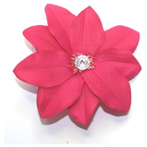 Tangerine Fasinators Fuchsia Flower Comb Cover