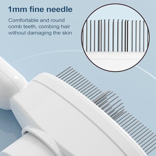 Cepillo de vapor para perros resuelve la caída de pelo con su sistema de spray USB 2