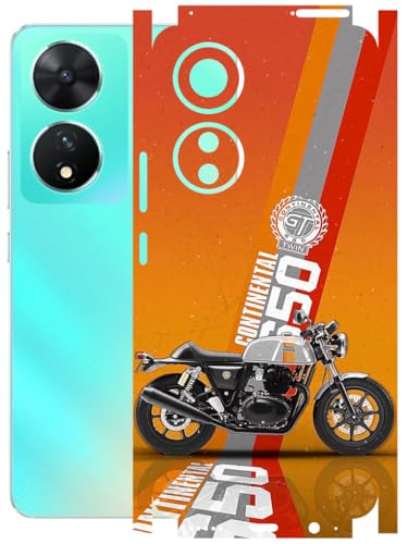 Image of AtOdds - Full Body Back Screen Guard Protector Film - Lamination Wrap Skin Sticker Compatible with VIVO T2 (5G) | Scratchproof Matte Finish (Bullet)