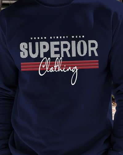 Image of AUSK- Men's Fleece Oversized Printed Sweatshirt