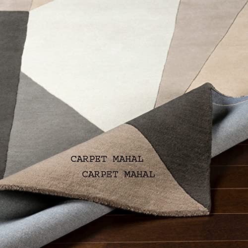 Image of Carpet Mahal Export Quality Handmade Tuffted Pure Woollen Carpet for Living Room Bedroom Size 8 x 11 feet (240X330 Cm) Color-Multi