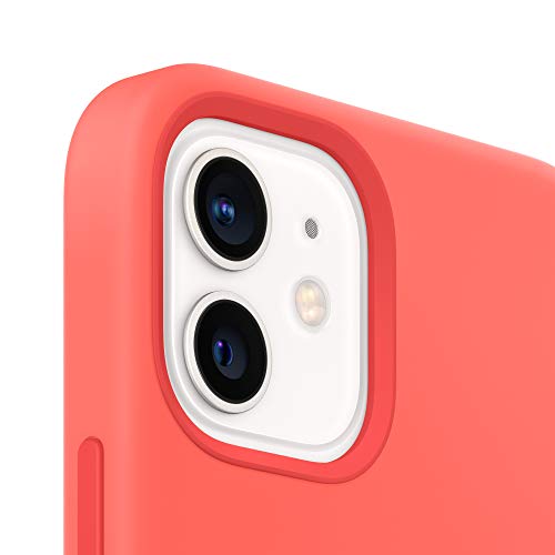 Image of Apple iPhone 12 and iPhone 12 Pro Silicone Case with Magsafe - Pink Citrus
