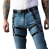 Man Leg Harness Belt Sexy Pu...