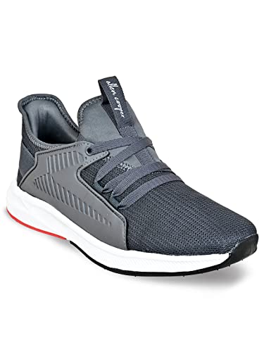 Image of Allen Cooper Training,Road Running,Cricket,Gym,Sports Comfortable Extra Max Cusion with Memory Foam Insole Running Shoes for Men(552|Grey /Black /Olive-Sizes 6,7,8,9,10)
