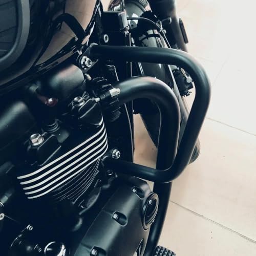 Protection moteur Triumph Speedmaster Thruxton acier renforcé finition B black 2021