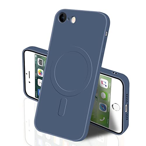 IPhone SE2 iPhone SE3 iPhone7 iPhone8 MagSafe ケース マグネット搭載 シリコン アイフォンSE3 カバー スマホケース 全面保護 耐衝撃 液体シリコーン 薄型 ワイヤレス充電対応 ストラップホール付き 滑り止め 落下防止 4.7インチ(ブルー) IPhone SE2 iPhone SE3 iPhone7 iPhone8 MagSafe ケース マグネット搭載 シリコン アイフォンSE3 カバー スマホケース 全面保護 耐衝撃 液体シリコーン 薄型 ワイヤレス充電対応 ストラップホール付き 滑り止め 落下防止 4.7インチ(ブルー)