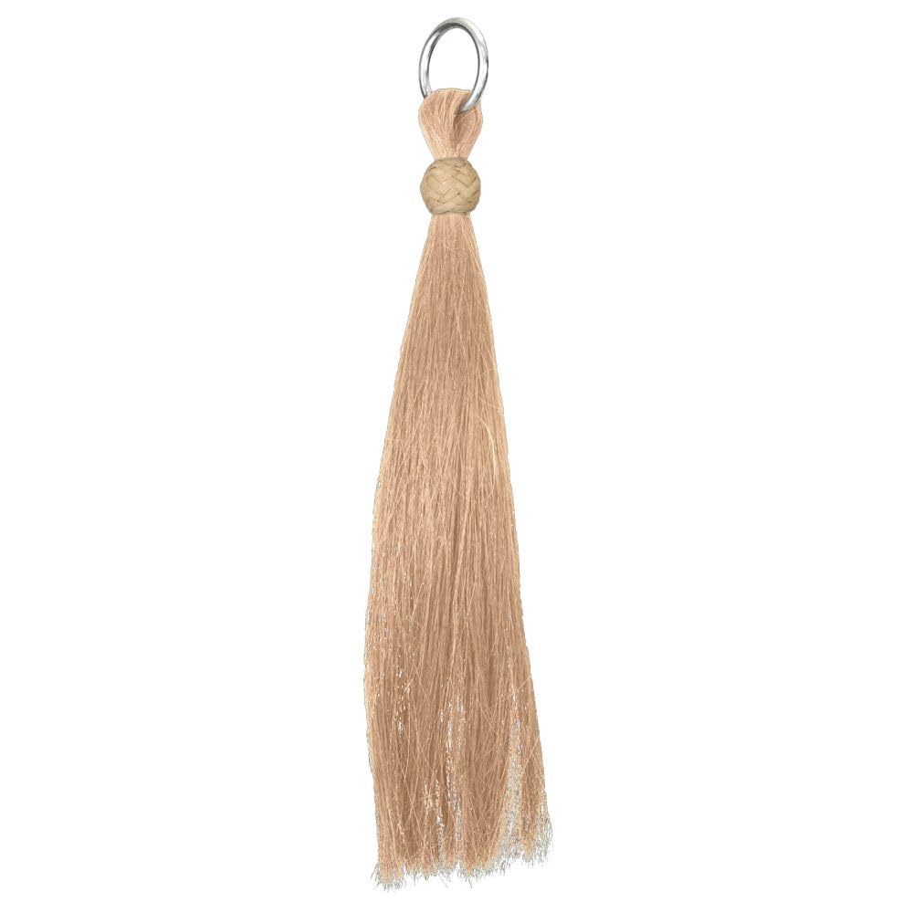 Royal King Horsehair Tassel with Ring Short Tan