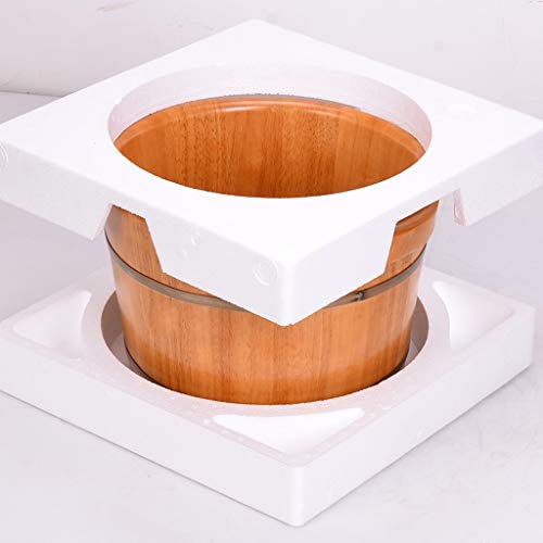 Spa de pies Katzowen de madera con tapa 24 cm miniatura 5