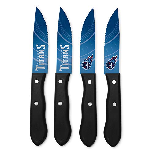 The Sports Vault NFL Tennessee Titans Steak Knives