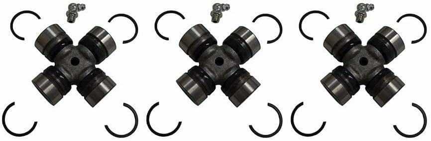 3x Front Shaft All Joints Universal Joint,U Joints,Automotive Replacement Universal Joints Compatible with Pickup 1984