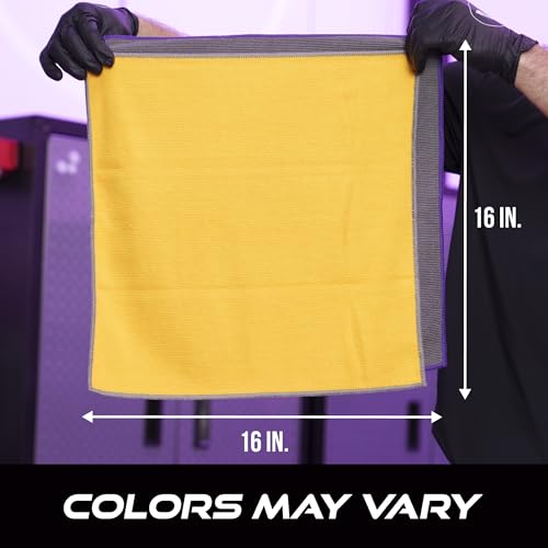 VIKING Microfiber Cleaning Cloth for Car Wax Removal, 16 x 16 Inch, 3 Pack by VIKING - Used condition - Image 6