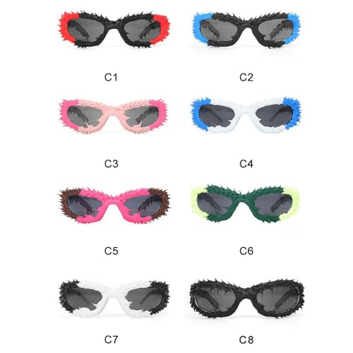 Image of Wrap Around Y2K Sunglasses Men And Women Cool Sunglasses Personalized Street Party sunglasses N45