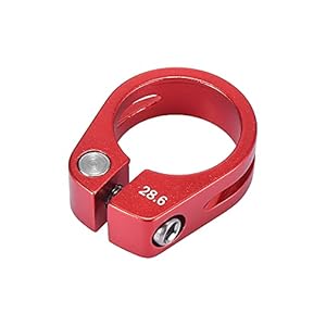 X AUTOHAUX 28.6mm Sattelklemme Rot