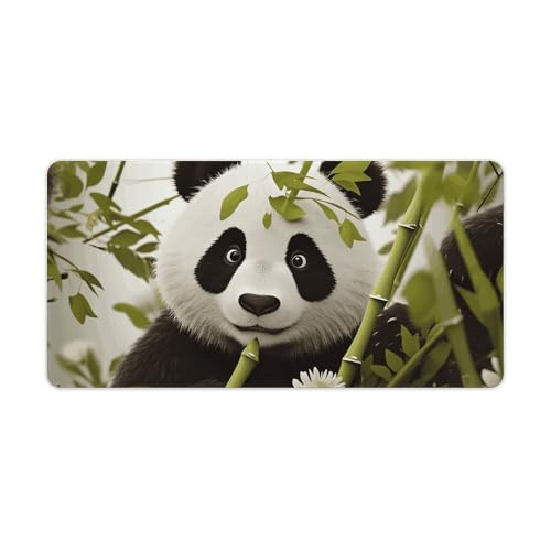 Tapis de souris grand modèle panda aux finitions durables