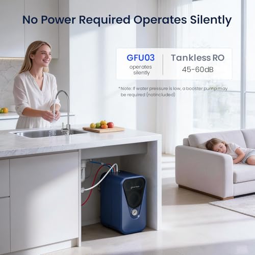 GLACIER FRESH GFU03 Electric-Free Reverse Osmosis Water Filter 800 GPD - image 5