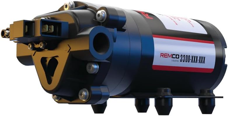Remco 3300 Extreme Duty Series 2.2 GPM 3/8" FNPT 12 Volt Demand Pump | 3323-1E3-82B