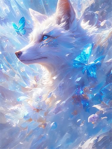 Kit Complet Diamond Painting Animal 100x130cm E586 pour Loisirs Créatifs