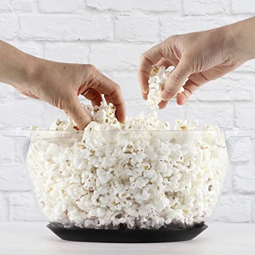 West Bend 82707B Stir Crazy Electric Hot Oil Popcorn Popper Machine With Stirring Rod Offers Large Lid For Serving Bowl And Convenient Storage, 6-Quart, Black #TOP3