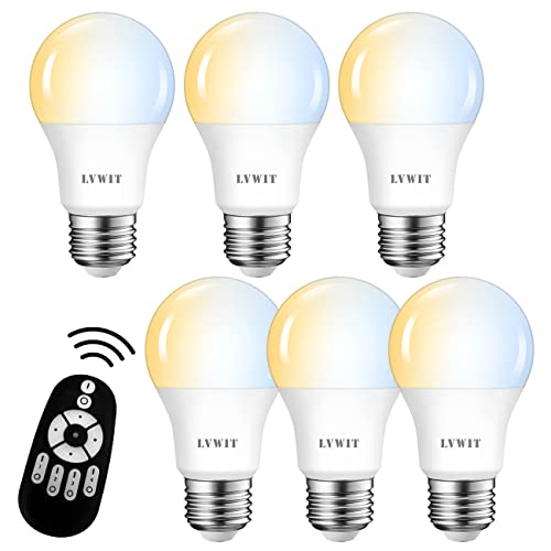 LVWIT LED�d�� 60W�`���� E26���� 900LM ���� ���F �����R���t�� LED�����v ����d��8.3W ���u���� �����F �����F �d���F ��铔 �L�z���^�C�v �ȃG�l ���P�x 6�Z�b�g�i�d�r�ʔ��j