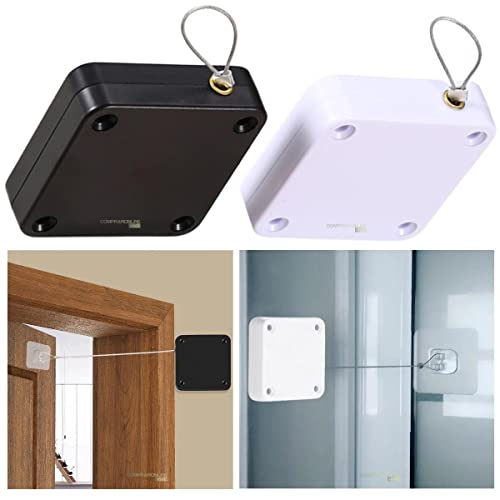 Fechador De Porta Automático Branco Mola Tensão Casa Escritório Loja