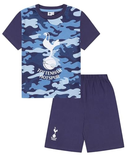 Tottenham Hotspur Boys Football Club Camouflage Short Spurs Pyjama Set (8-9 Years)