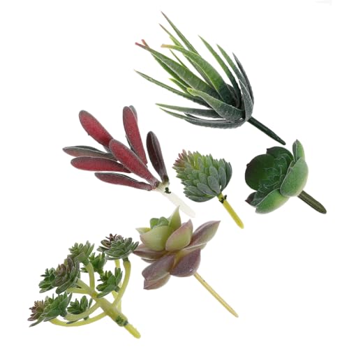 Homoyoyo Plantas Falsas De Hojas Verdes Simuladas Suculentas DIY Decoración para Hogar