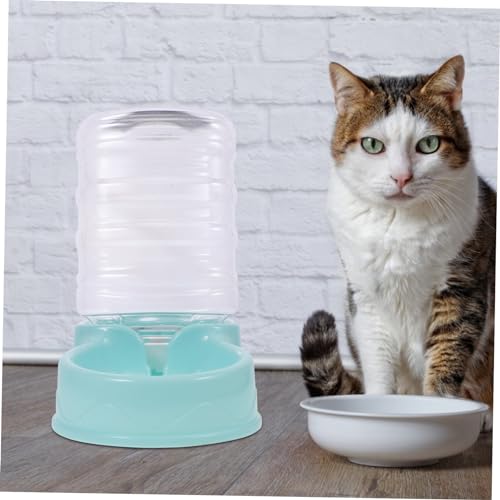 Bebedero automático para gatos de plástico compacto miniatura 4