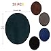 Iron On Patches 25 Pieces, Repair Patches 5 Colors Oval Suede Cowhide Elbow Patches Elbow Knee Iron-on Velvet Patches for Sweater Repair Crafts Repair Kit for Clothing Jeans