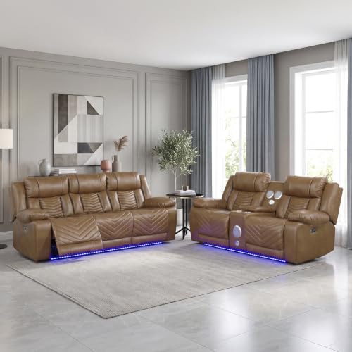 Lexicon 2-Piece Power Reclining Sofa Set