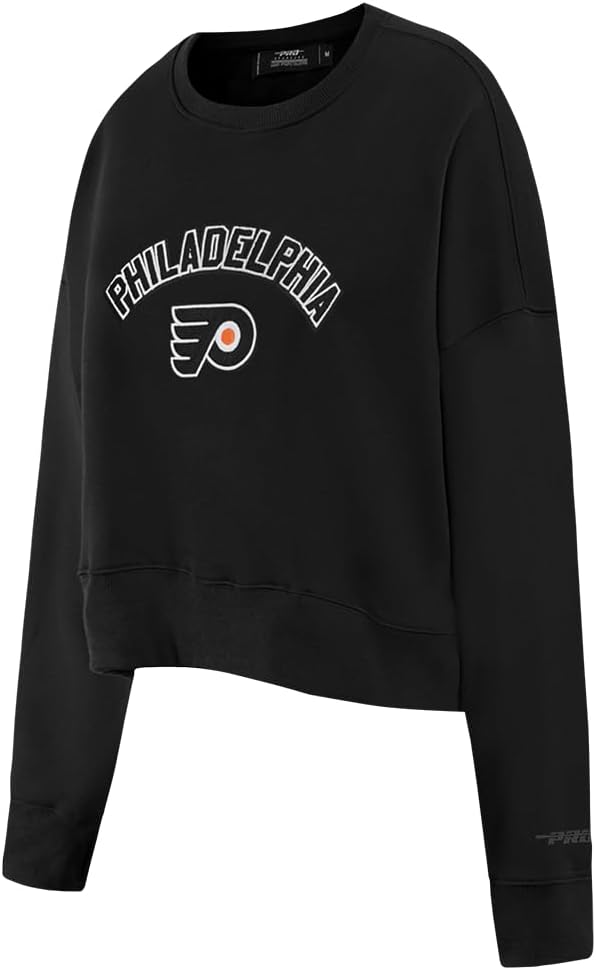 Pro Standard NHL womens Womens Nhl Classic Chenille Brushed Back French Terry Crewneck Sweatshirt