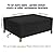 Essort Patio Furniture Covers, Extra Large Outdoor Furniture Set Covers Waterproof, 600D Rain Snow Dust Wind-Proof, Anti-UV (Updated Oxford, 110''x71''x36'')