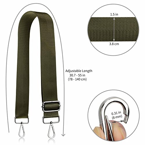 Image of Allzedream Wide Purse Strap Replacement Crossbody Shoulder Bag Adjustable