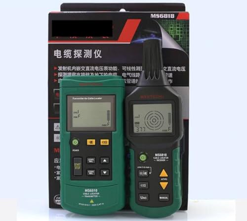 Generic MS6818 Portable Professional Wire Cable Tracker Metal Pipe Locator Detector Tester Line Tracker Voltage12~400V