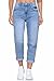 Hailys Damen High Waist Ankle Mom Jeans Mi44rell knöchellange Jeanshose KAX-2102057-1A LBlue S