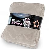 LuckinSleep【宇宙服の断熱素材・エアロゲル】敷きパッド シングル 6層構造 アルミシート入り 冬 吸湿発熱・蓄熱保温 極厚暖 しきぱっと 抗菌防臭防ダニ 接触温感あったか ロングパイルフランネル 敷パッド洗える 100x200cm グレージュ