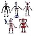 Toysvill Inspired by FNAF Sister Location Collection | Action Figures Toys (Set of 5 pcs), More Than 5 inches [Funtime Freddy Bear , Circus, Ennard, Ballora, Funtime Foxy], Fun Action Simulator