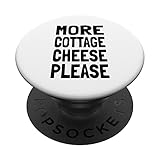 Regalo divertido para amantes del queso Cottage PopSockets PopGrip Intercambiable