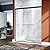 ELEGANT Double Sliding Shower Door 48 in. W x 72 in. H, Semi-Frameless Glass Shower Screen Panel 1/4" Clear Glass, Bypass Shower Enclosure, Black Hardware