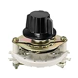 Rebower Band Selector Rotary Switch 2P2T 2 Pole 2 Position, 1 Deck [for Radio, TV, Industrial Machine Control Unit] - 1 Pcs