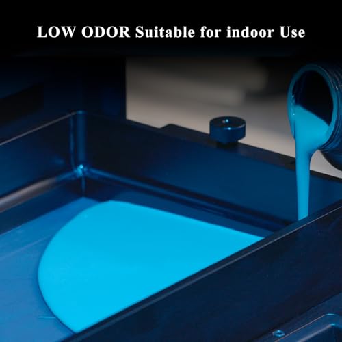 Resina 3D Lavable 1000g - Fotopolímero UV 405 nm para Impresoras 3D LCD/SLA/DLP (Gris Oscuro) - Fernando Cortés