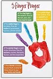 5 Finger Prayer Classroom Education Poster Canvas Print Wall Art Modern Classroom Kitchen Bedroom Room Aesthetics Decoration Unframed and Framed (unframed,08x12 inch)