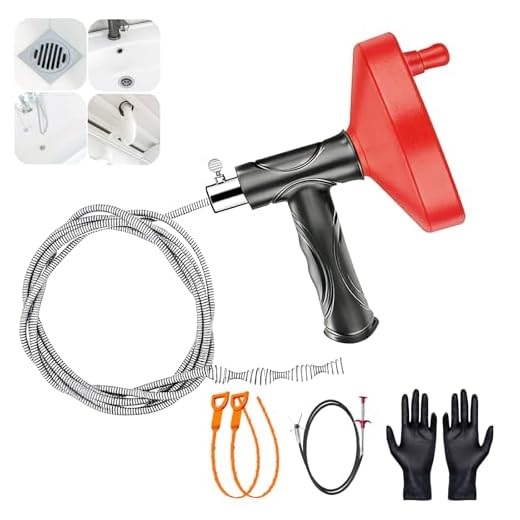 Heavy Duty Drain Snake Auger for Unclogging