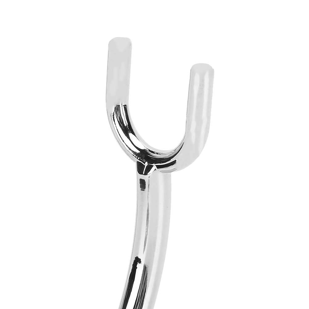 Supporto Per Rasoio E Pennello Barba Curvo, Placcatura in Metallo Supporto Barba Classico Rasoio Manuale Pennello Barba Supporto Per Ciotola Di Sapone Galvanotecnica Supporto Barba Meta