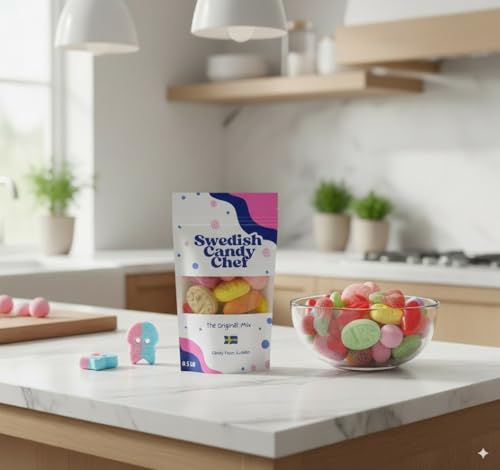 Swedish Candy Chef Mix - Bubs Swedish Candy - Variety Pack - Hand Packed in Sweden - .5LB